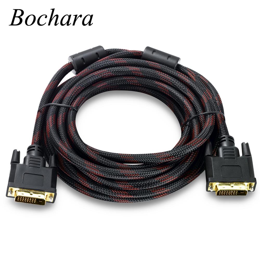 Bochara Ϸ    DVI-D ̺ (24 + 1Pin)  ũ  1.5m 3m 5m 10m